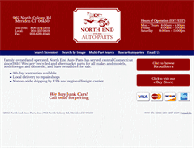 Tablet Screenshot of northendautopartsct.com